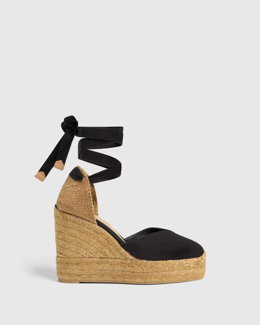Chiara Espadrilles in Black - The Lake Forest Shop