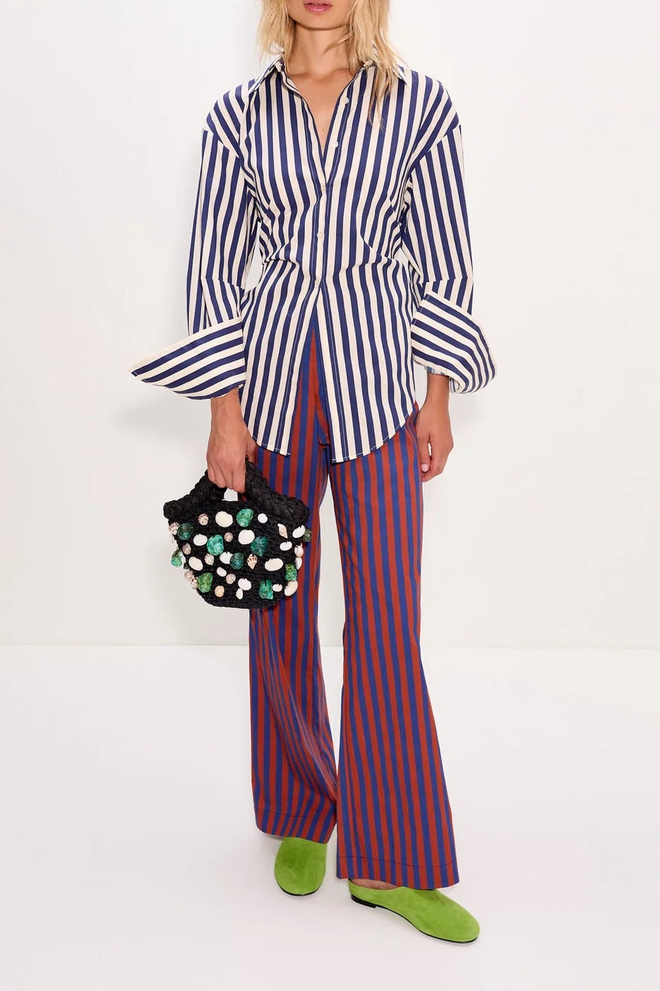 Pia Poplin Pant - The Lake Forest Shop