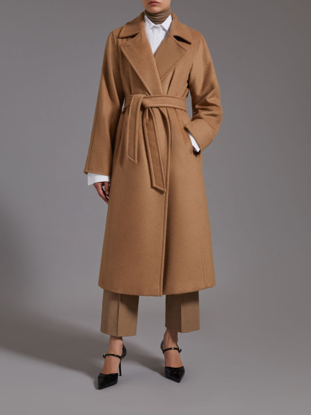 Manuela Camel Hair Coat - The Lake Forest Shop