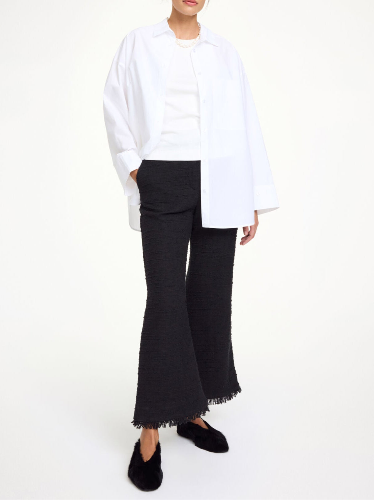 Mafaldana Boucle Pant - The Lake Forest Shop