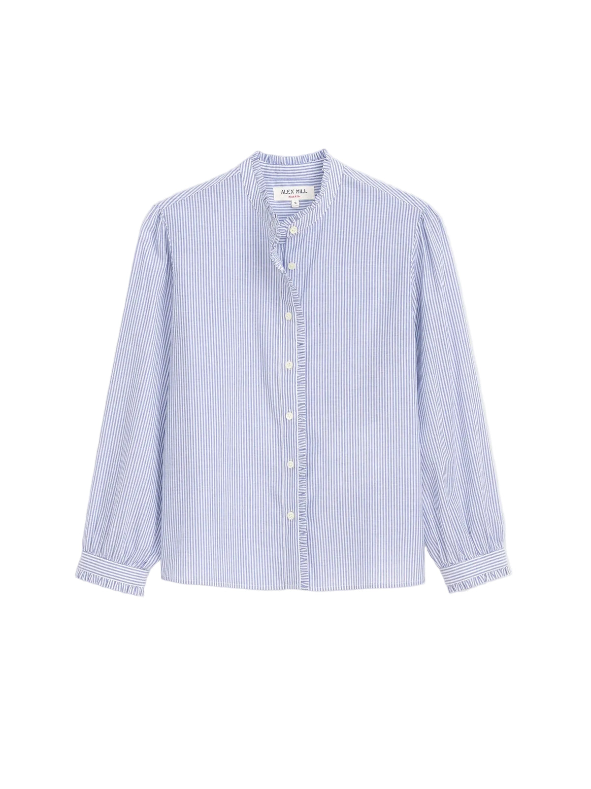 Chantilly Striped Ruffle Shirt