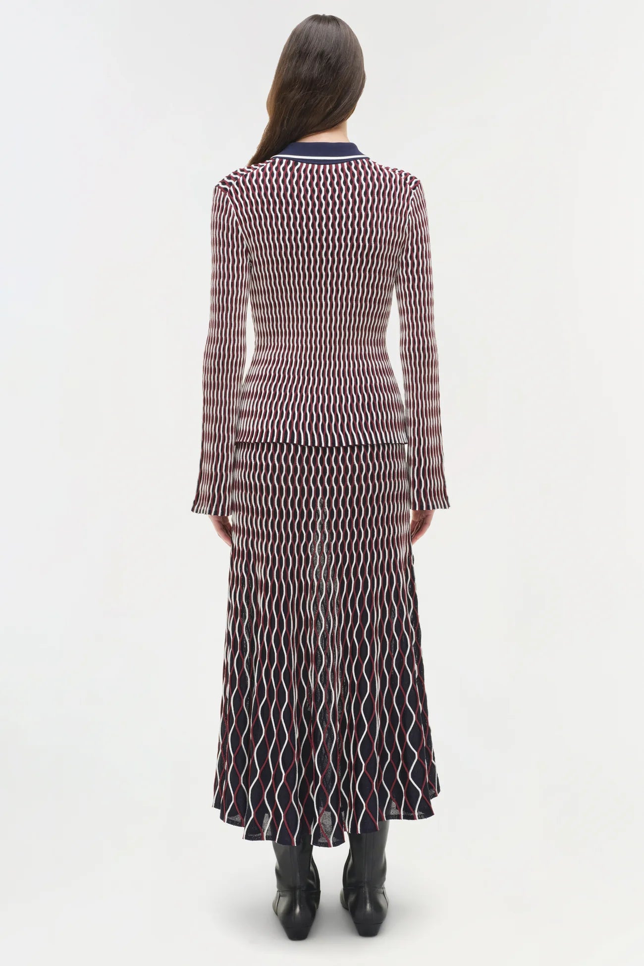 Colleen L/S Polo Top