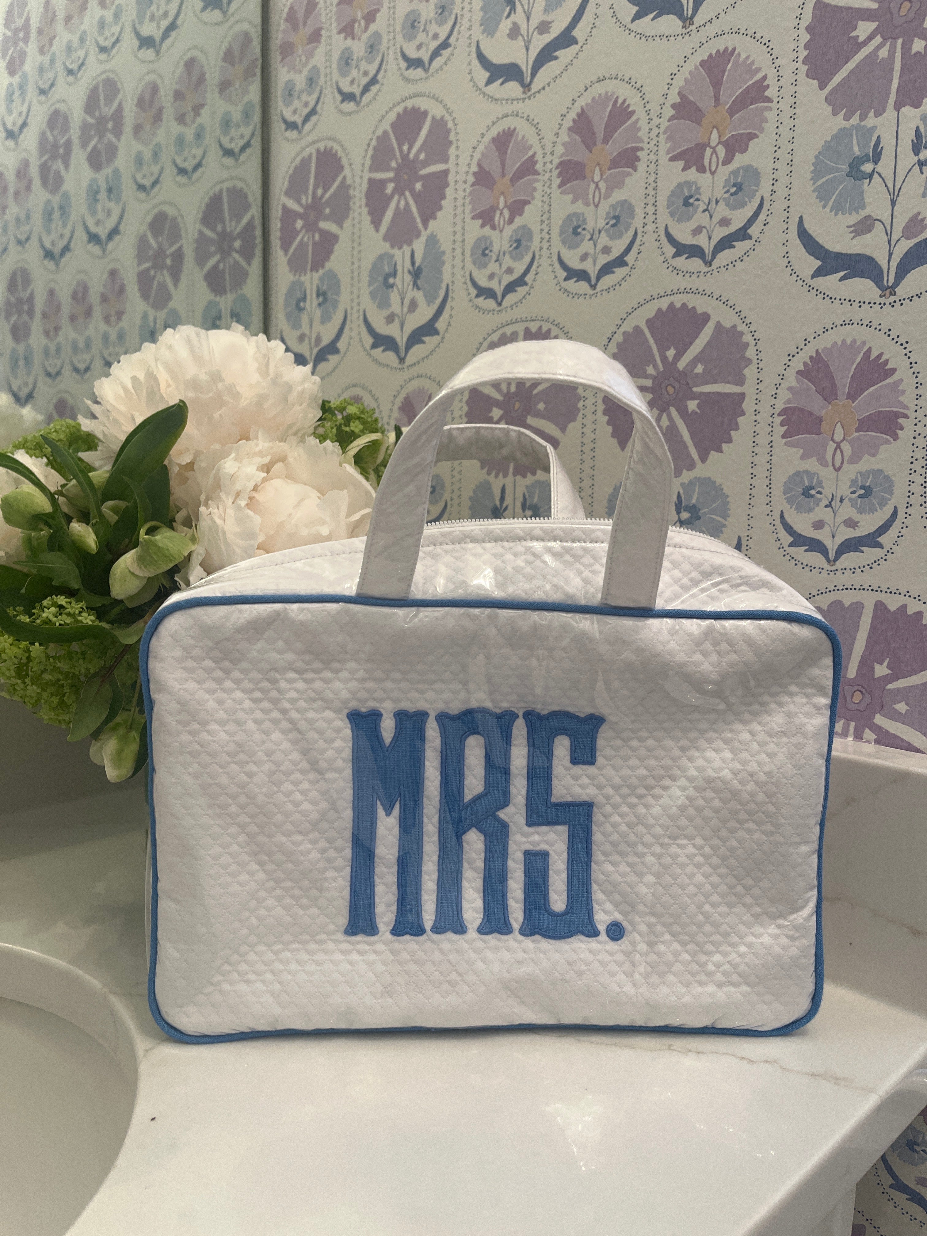 Medium handled cosmetic tote - No Color - NONE - The Lake Forest Shop