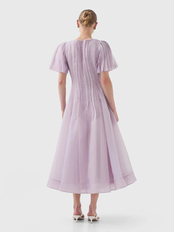 Nova Pleated Midi Dress