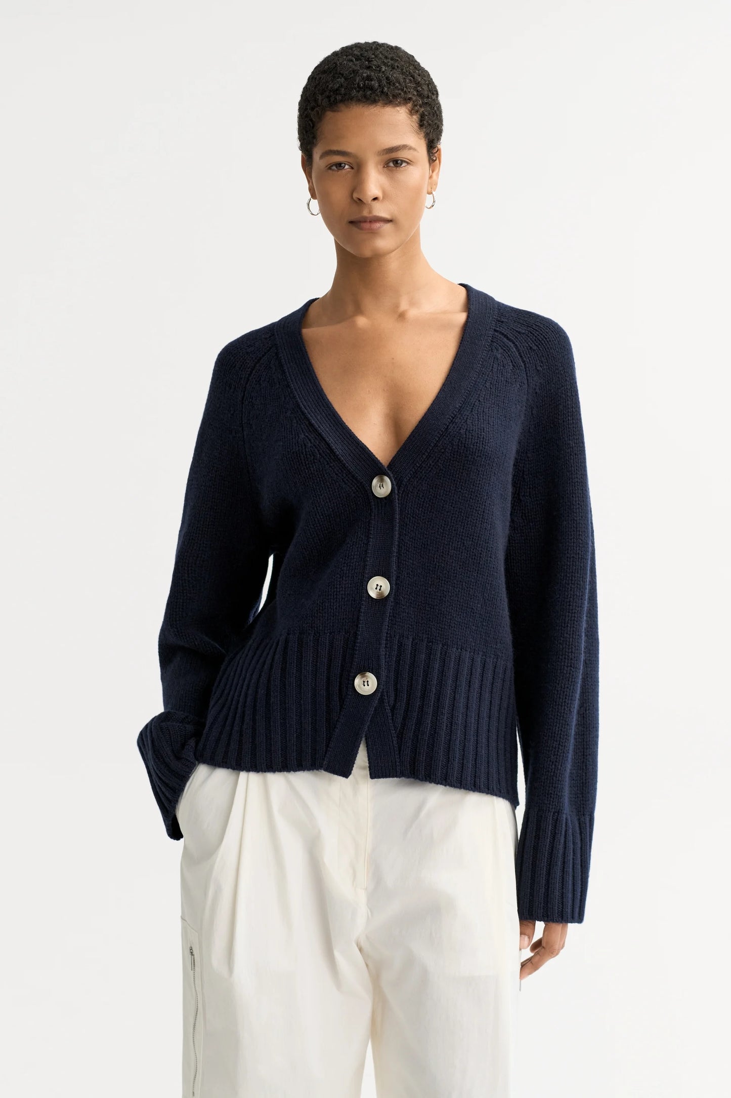 V-Neck Cardigan - The Lake Forest Shop