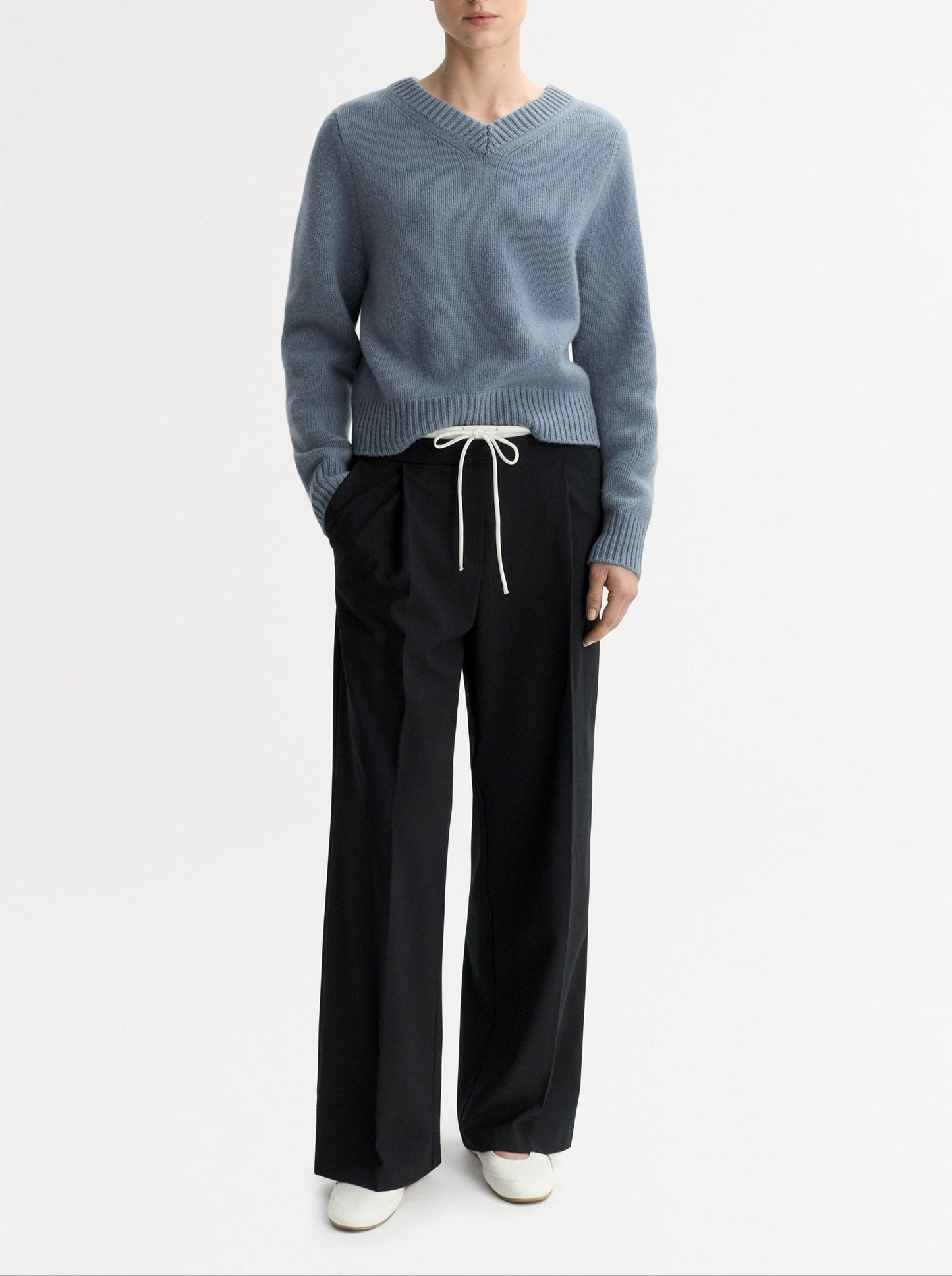 Chunky V-Neck Sweater