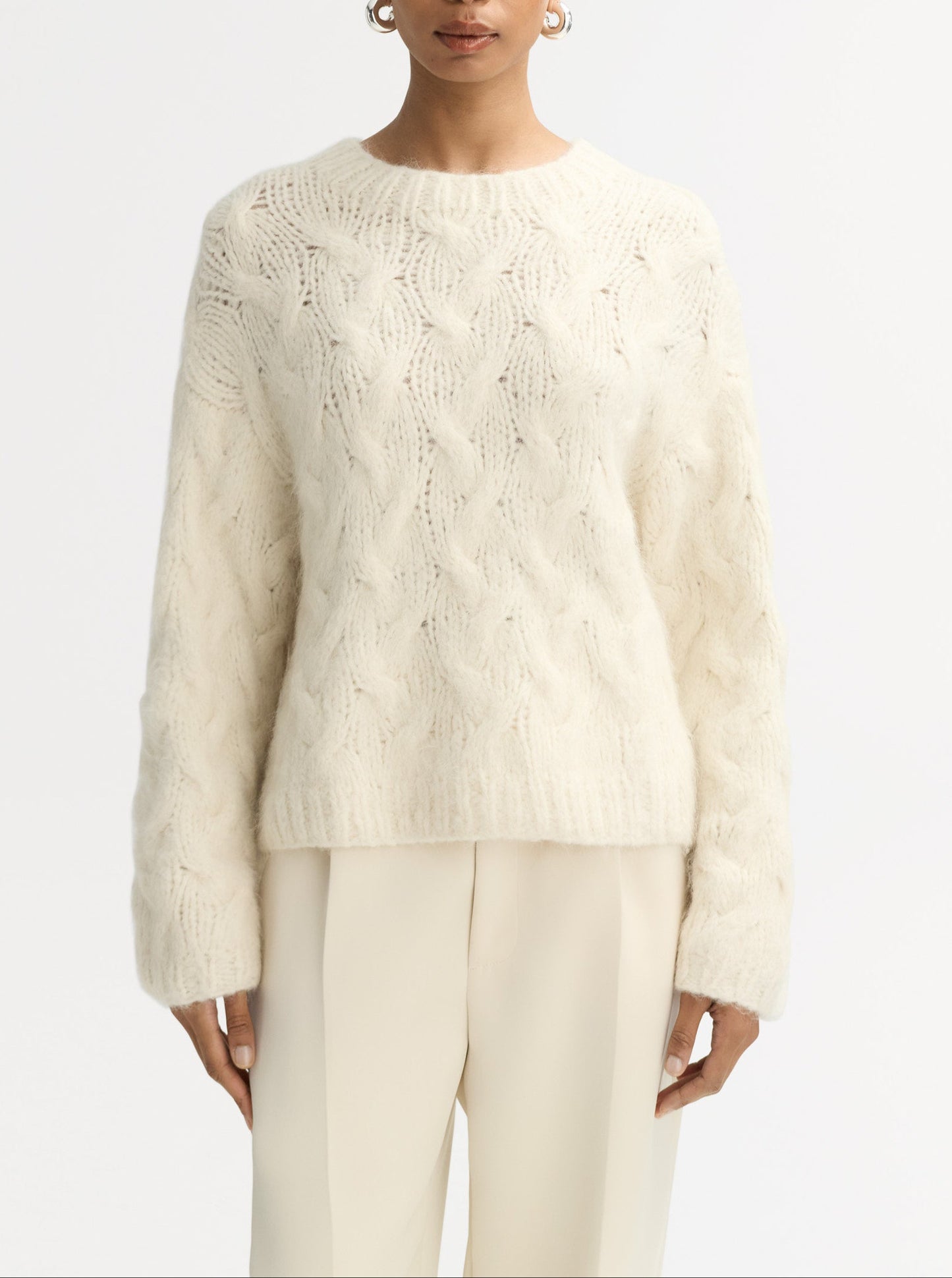 Chunky Cable Knit Sweater