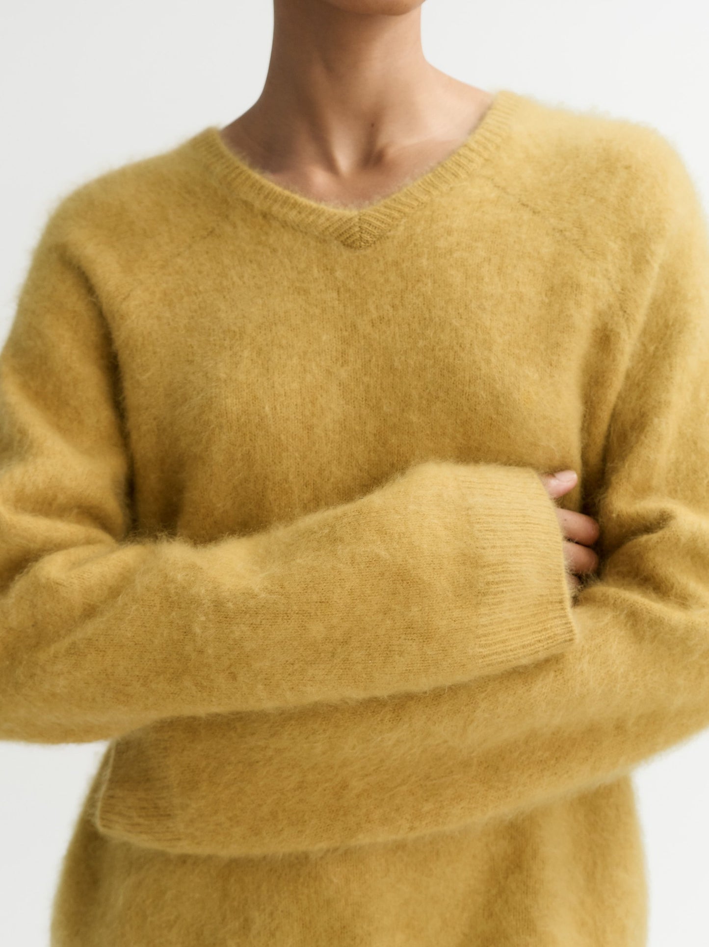 Brushed V-Neck Sweater
