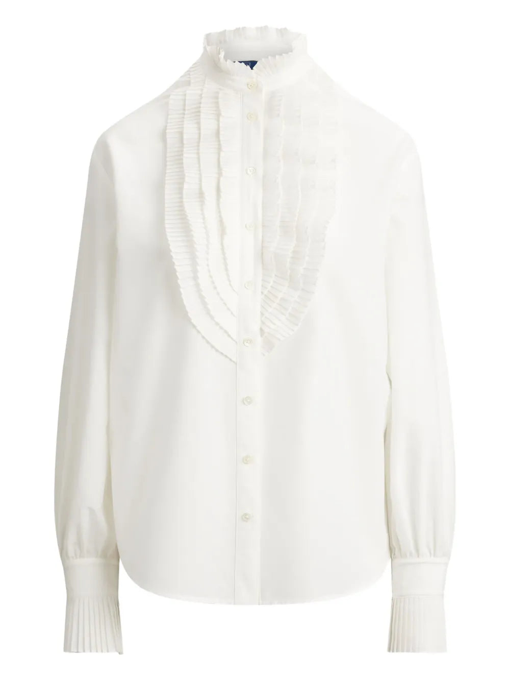 Pleated Bib Shirt