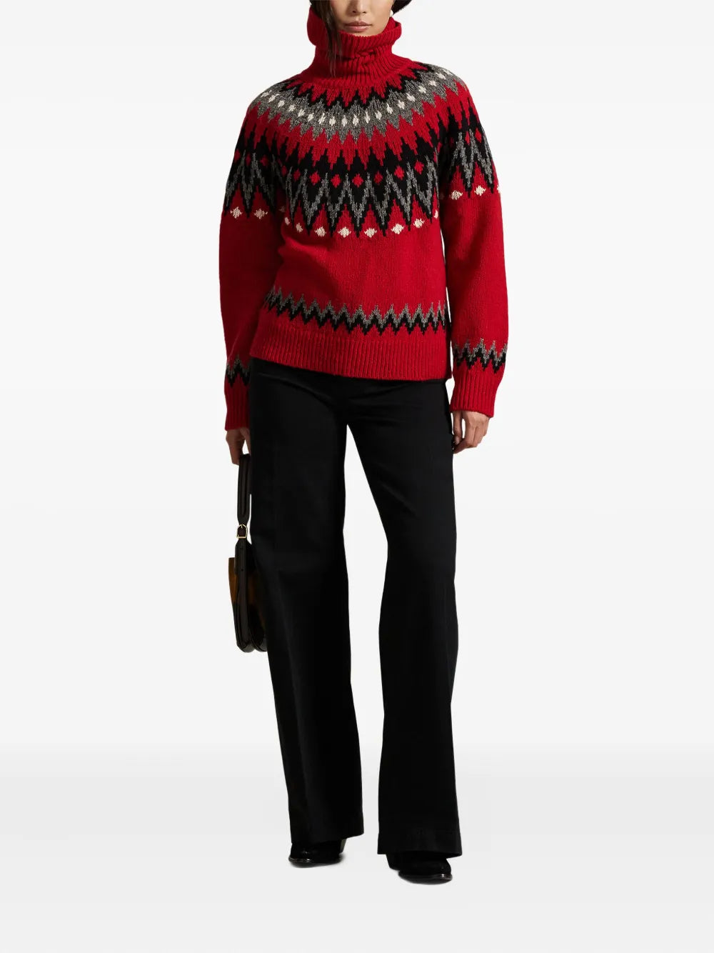 Fair Isle Turtleneck Sweater
