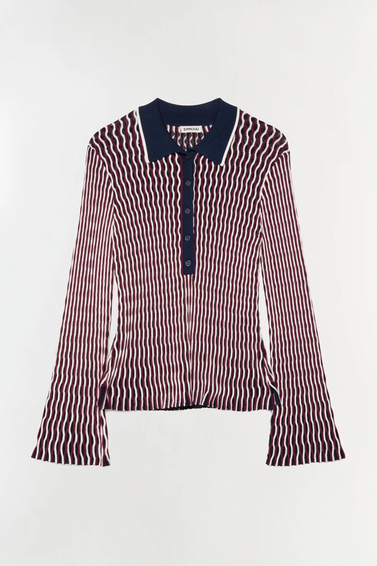 Colleen L/S Polo Top