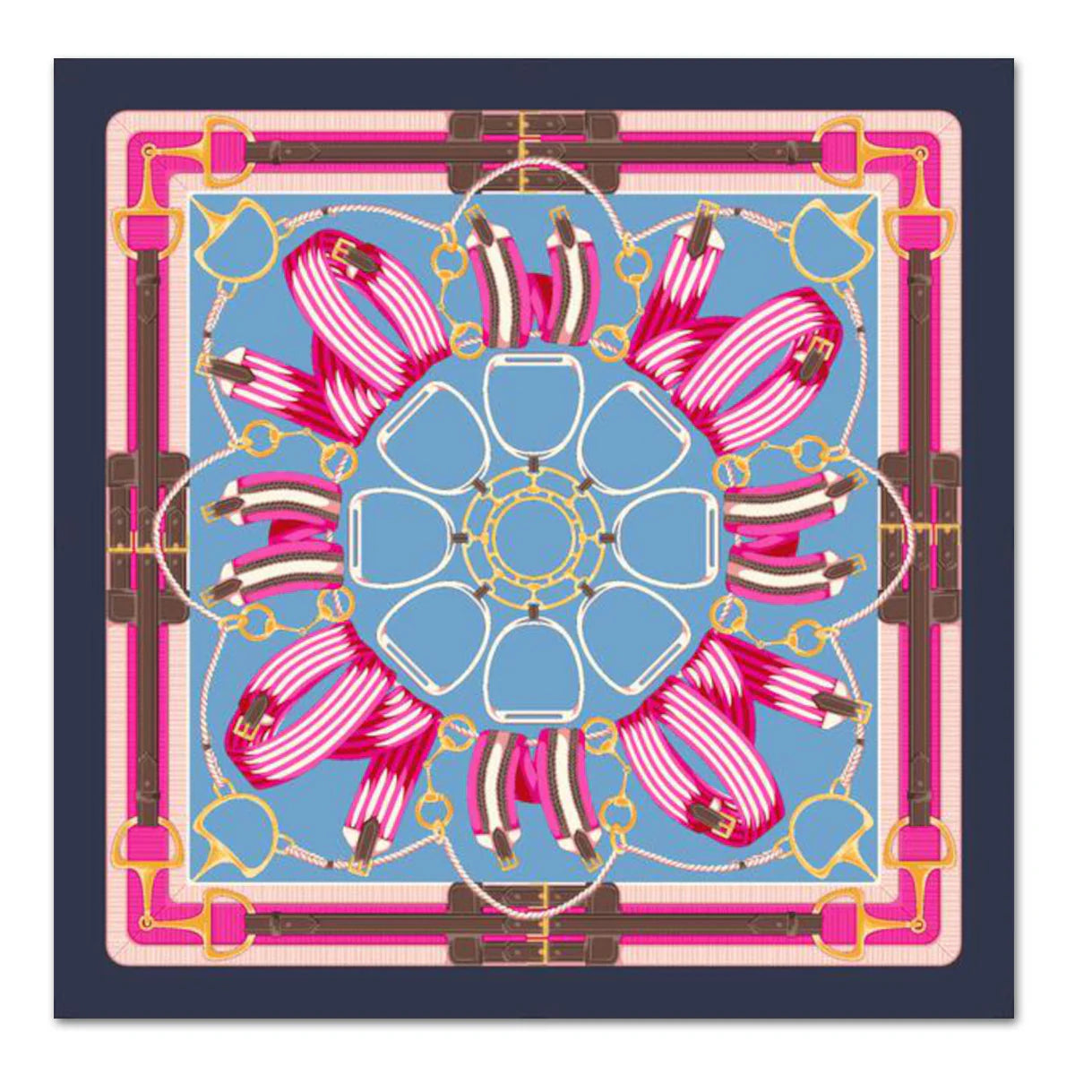 Saddle Up Italian Silk Scarf