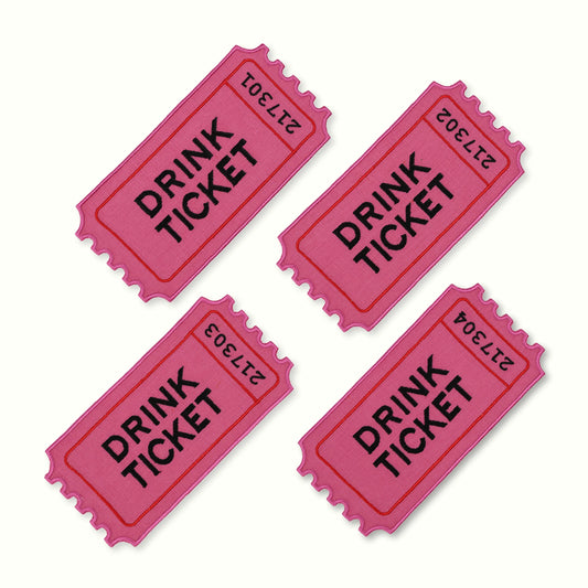 Drink Ticket Cocktail Napkin