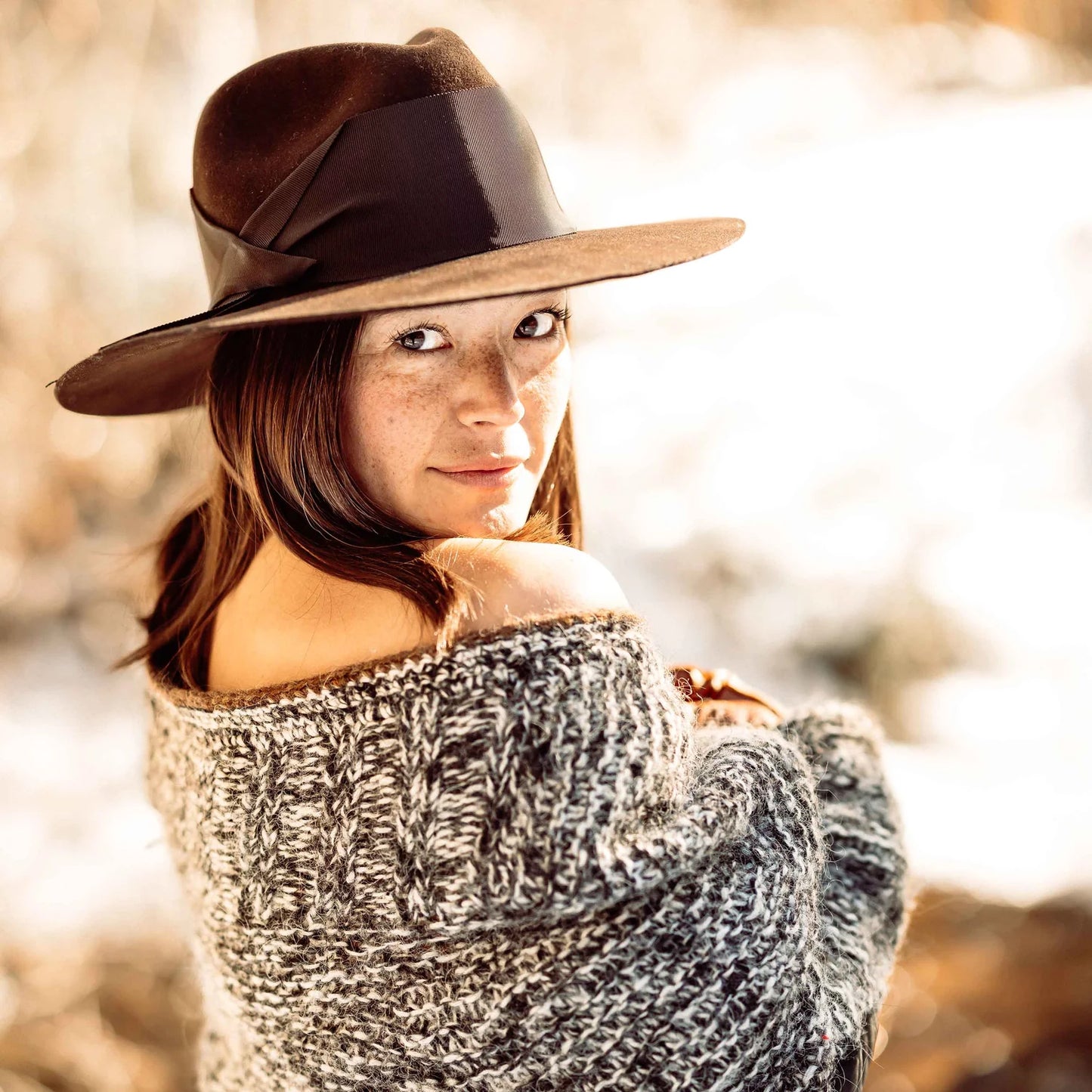 Gardenia Felt Hat