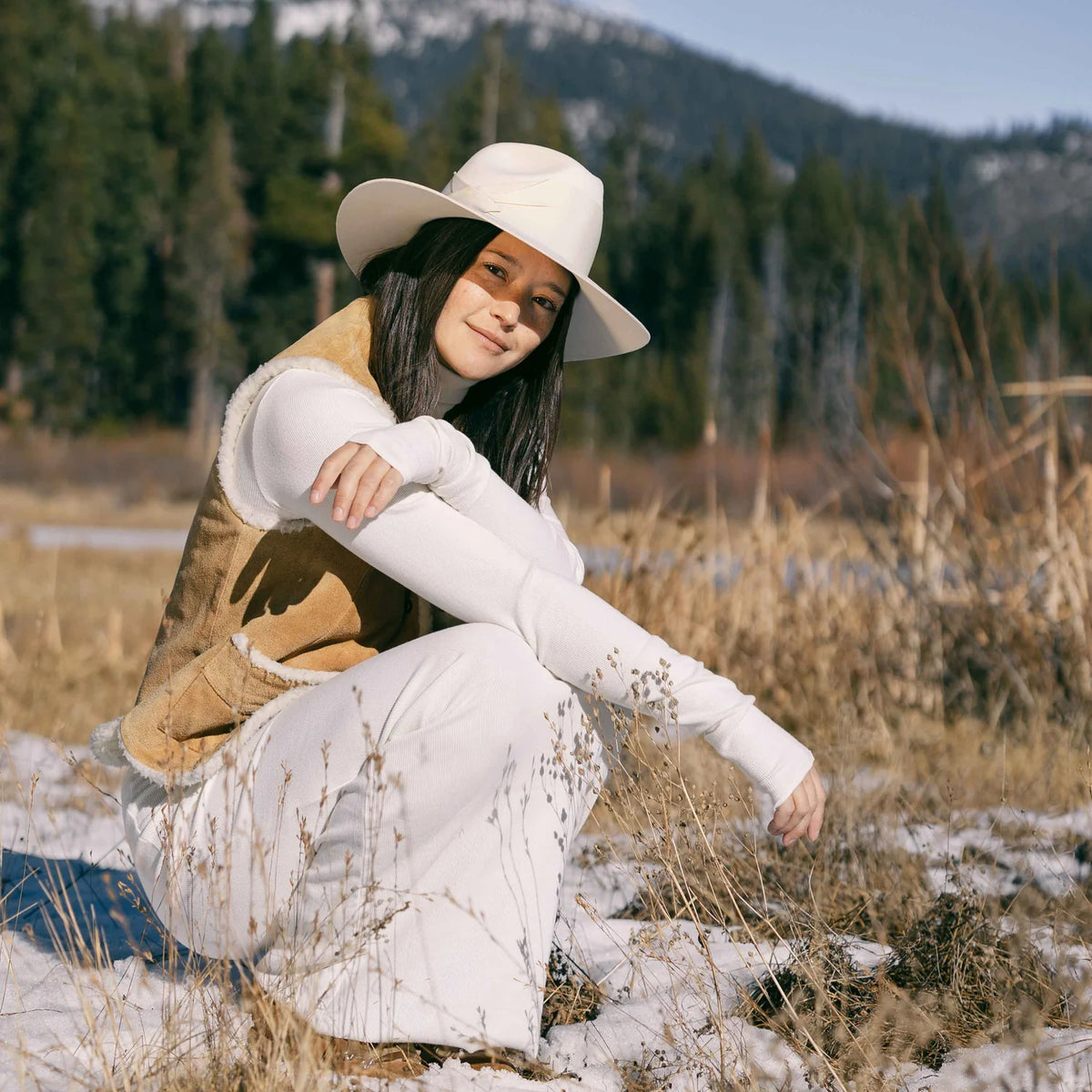 Gardenia Felt Hat - The Lake Forest Shop