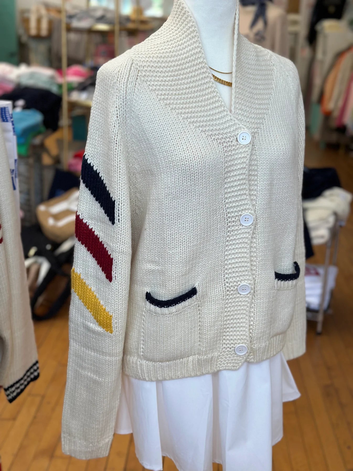 New Apres X Ski Varsity Cardigan