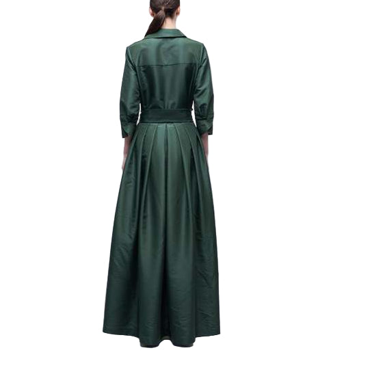 Julip Short Sleeve Belted Gown
