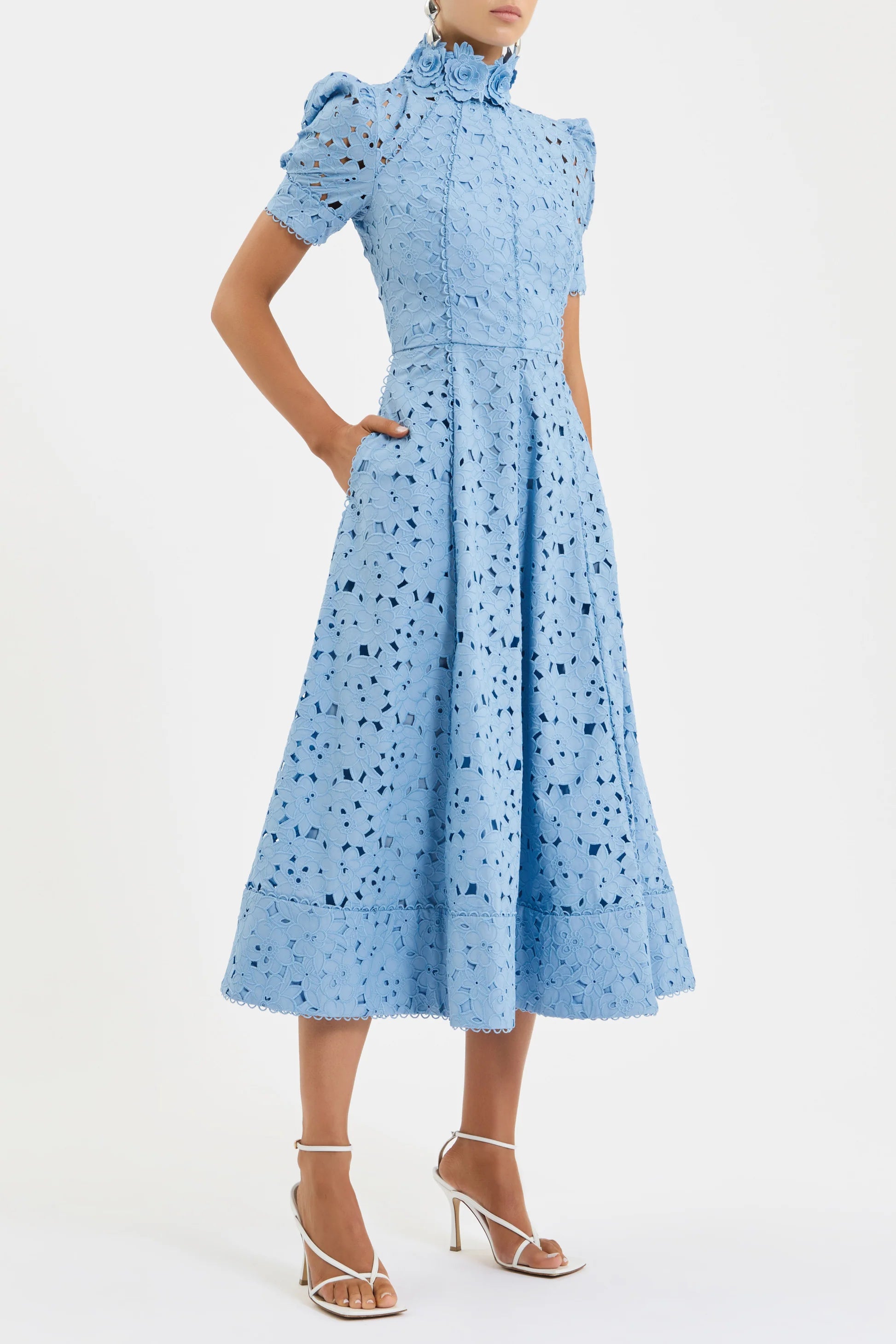 Kitsu S/S Midi Dress - The Lake Forest Shop