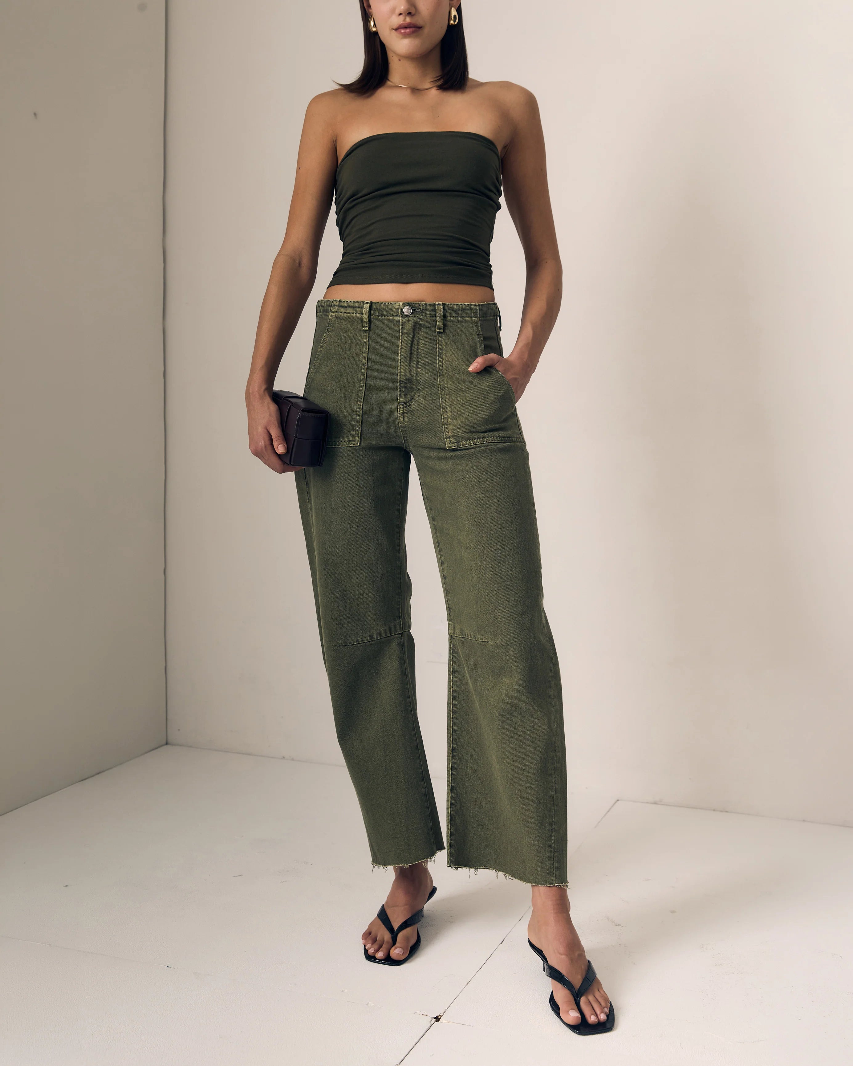 Utility Soft Barrel Jean - The Lake Forest Shop