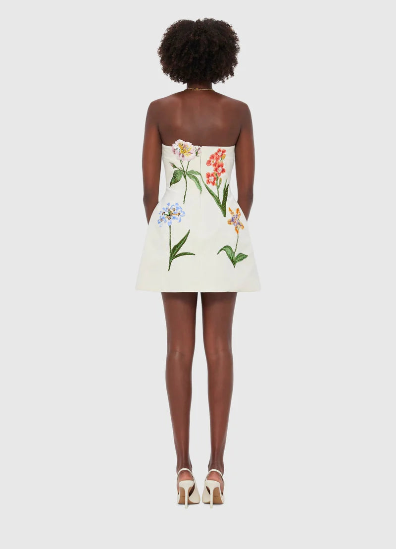 Rosario Velvet Mini Botanical Snow