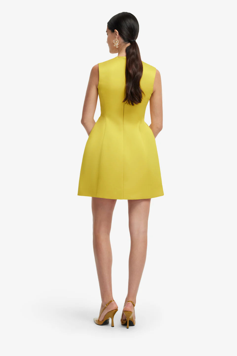 Bree V Neck Embroidery Mini Dress