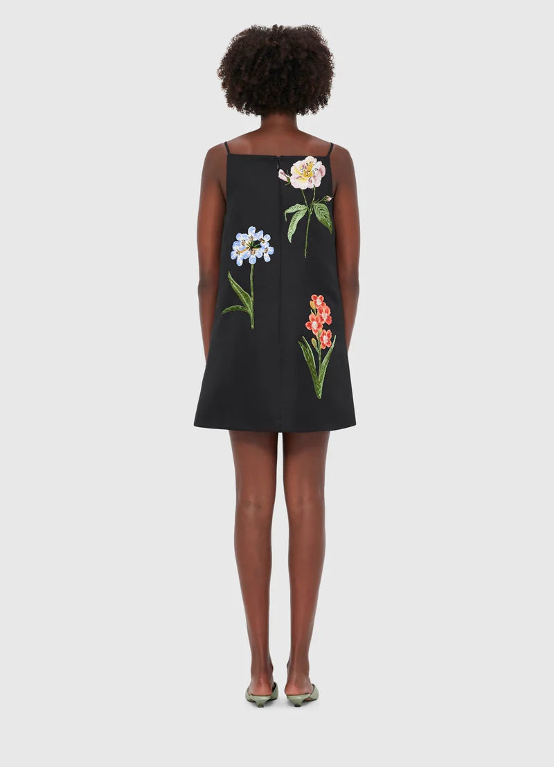 Leia Embroidery Mini Dress