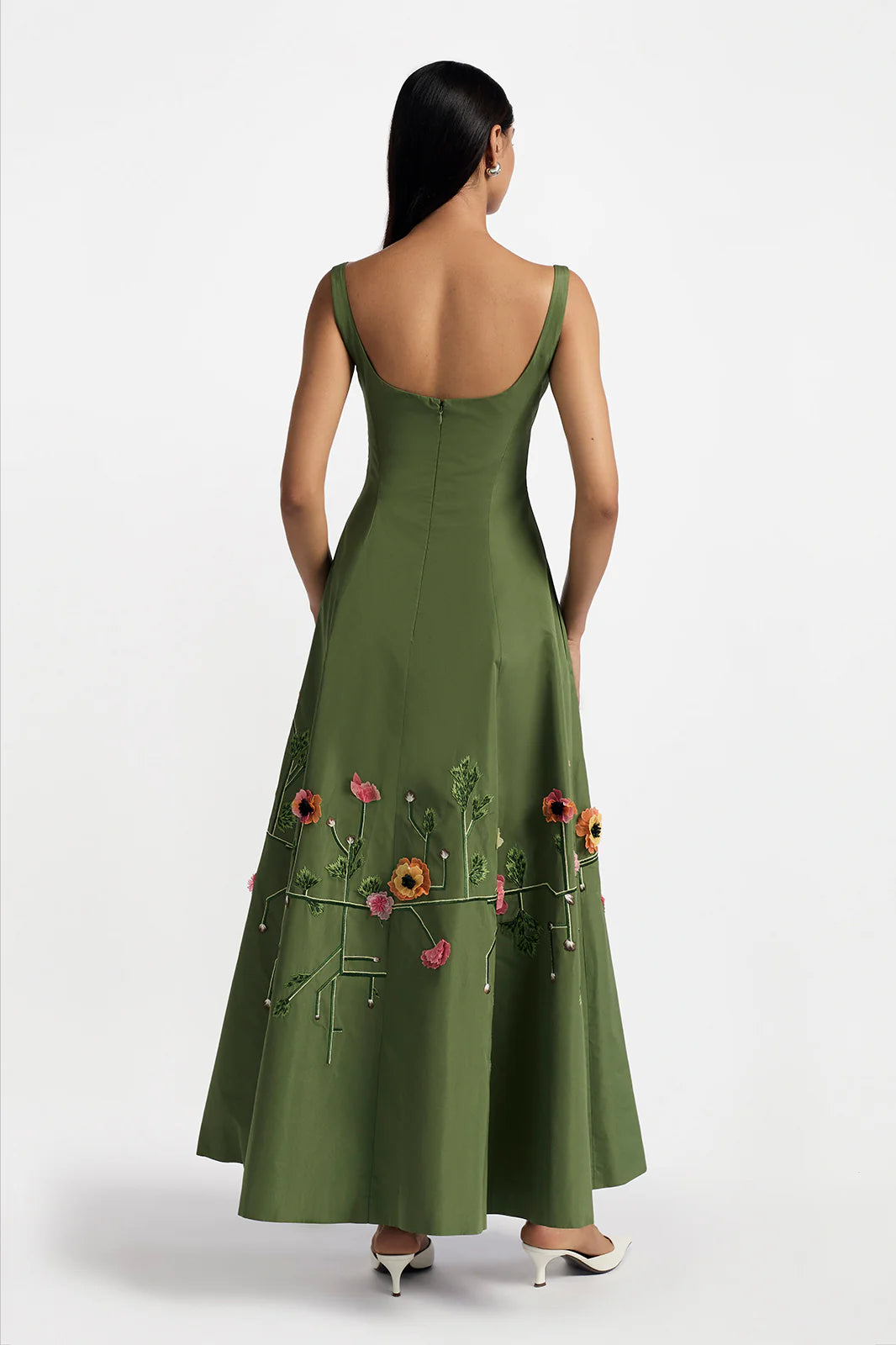 Seamed A-Line Dress
