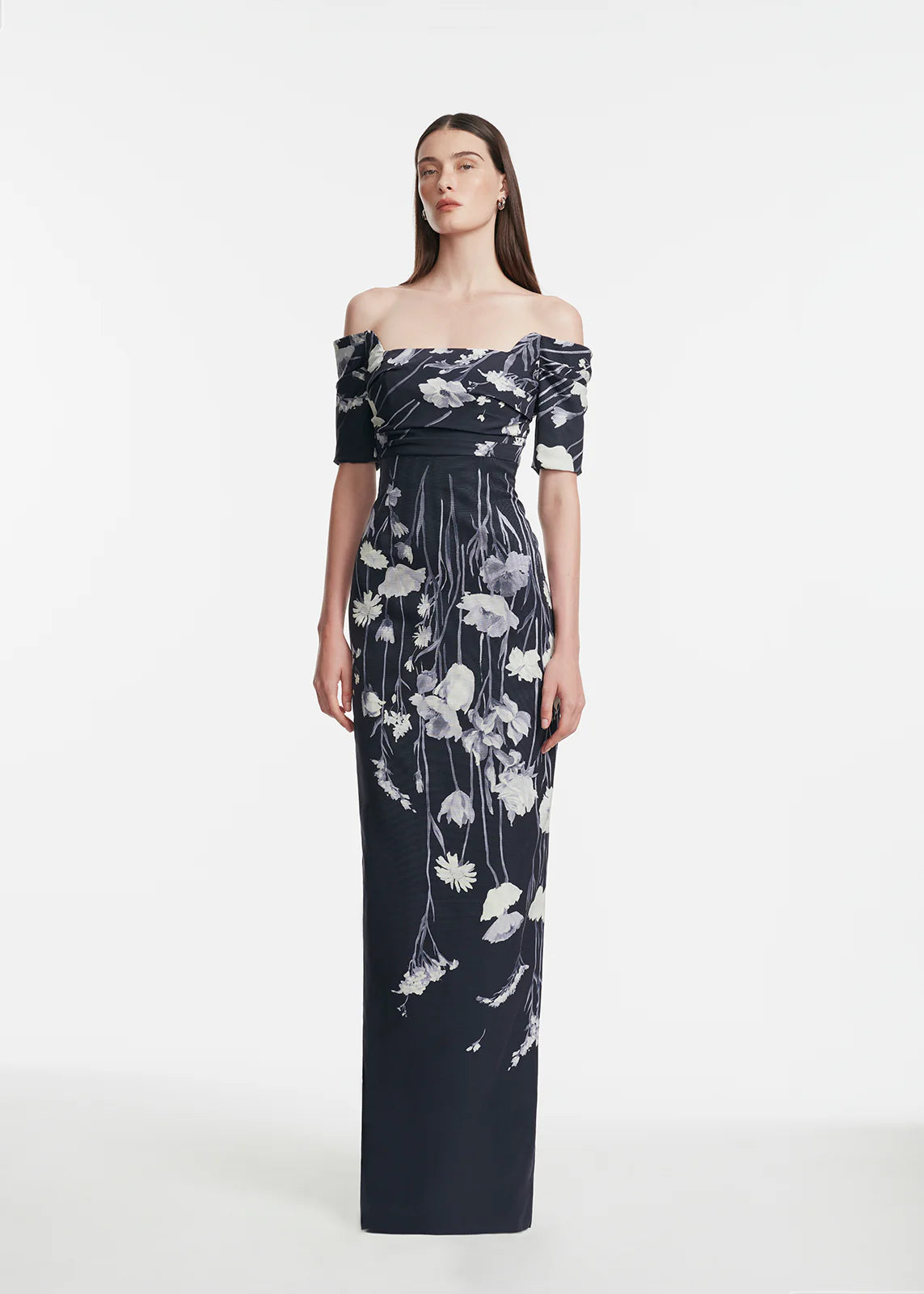 Cuff Sleeve Gown - The Lake Forest Shop