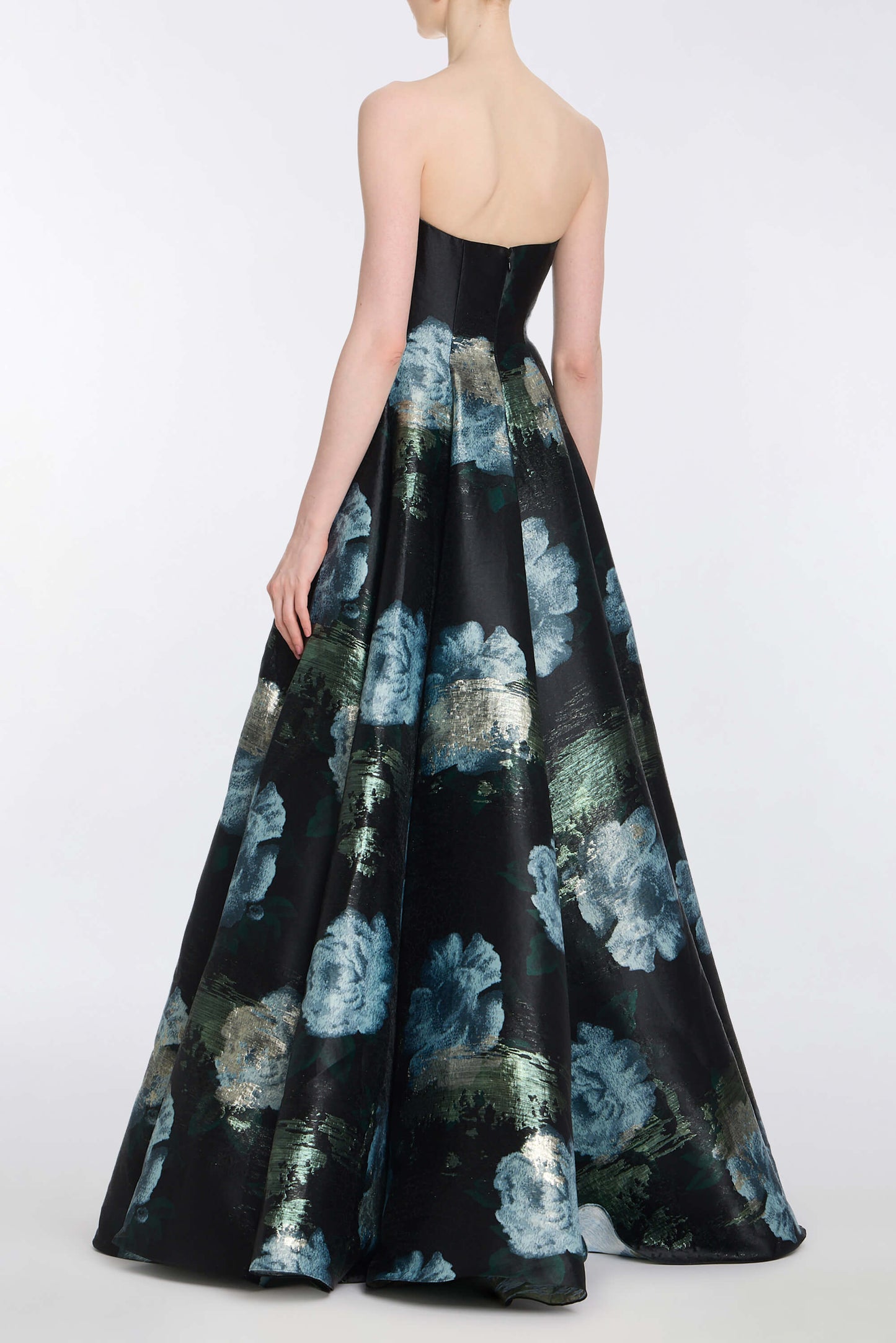 Strapless Full Skirt Gown