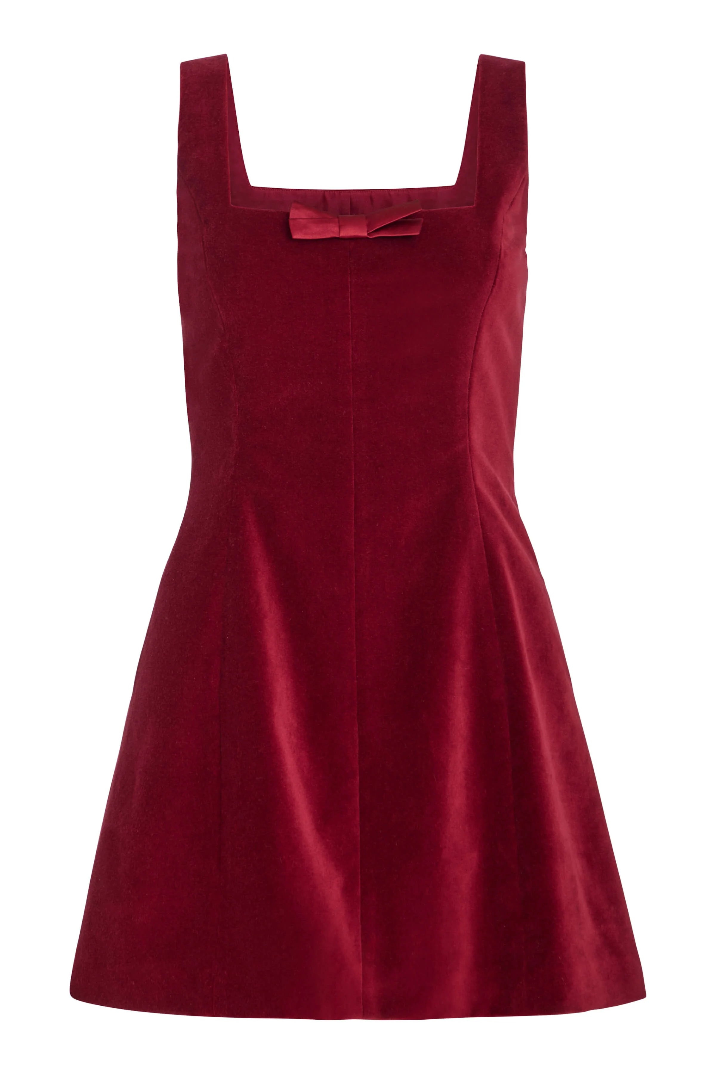 Brooke Square Neck Mini Dress w/Bow - The Lake Forest Shop