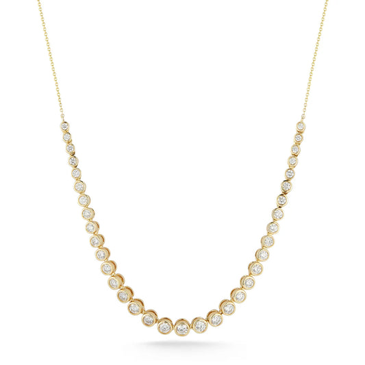 Dana Rebecca Designs Lulu Jack Graduating Bezel Tennis Necklace - The Lake Forest Shop