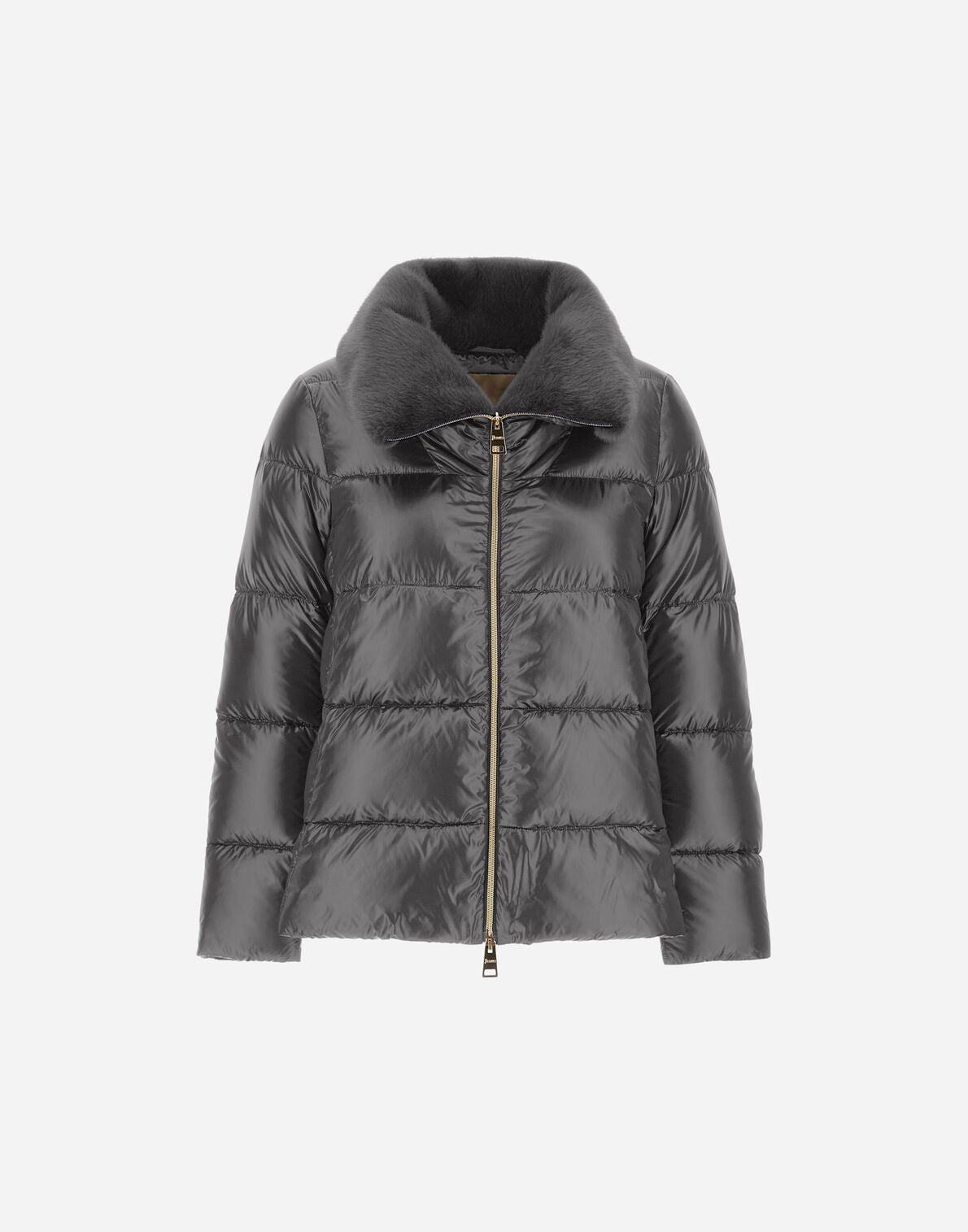 Coat w/Faux Fur Collar