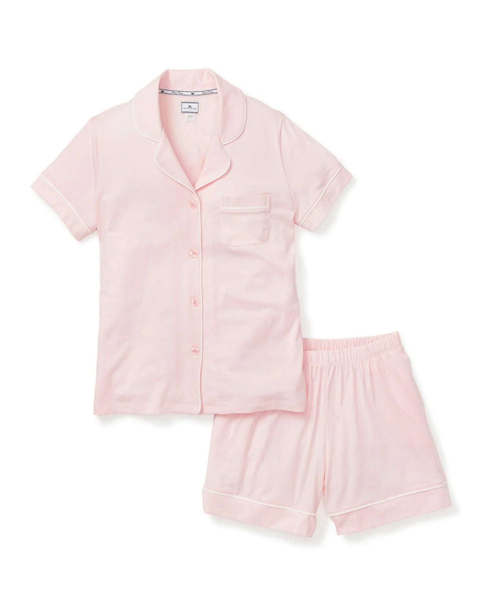 Luxe Pima Short Sleeve Short Pajama Set - The Lake Forest Shop