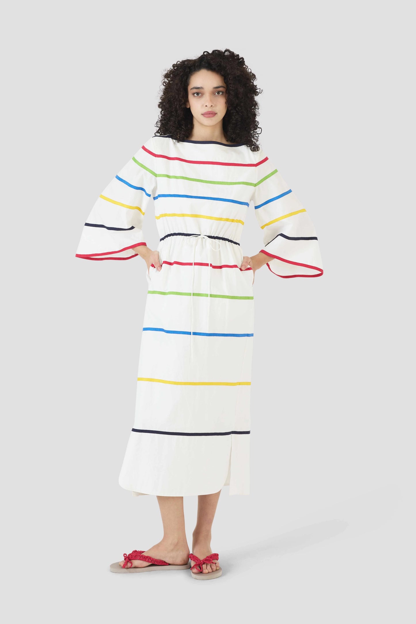 Ribbon Caftan Dress