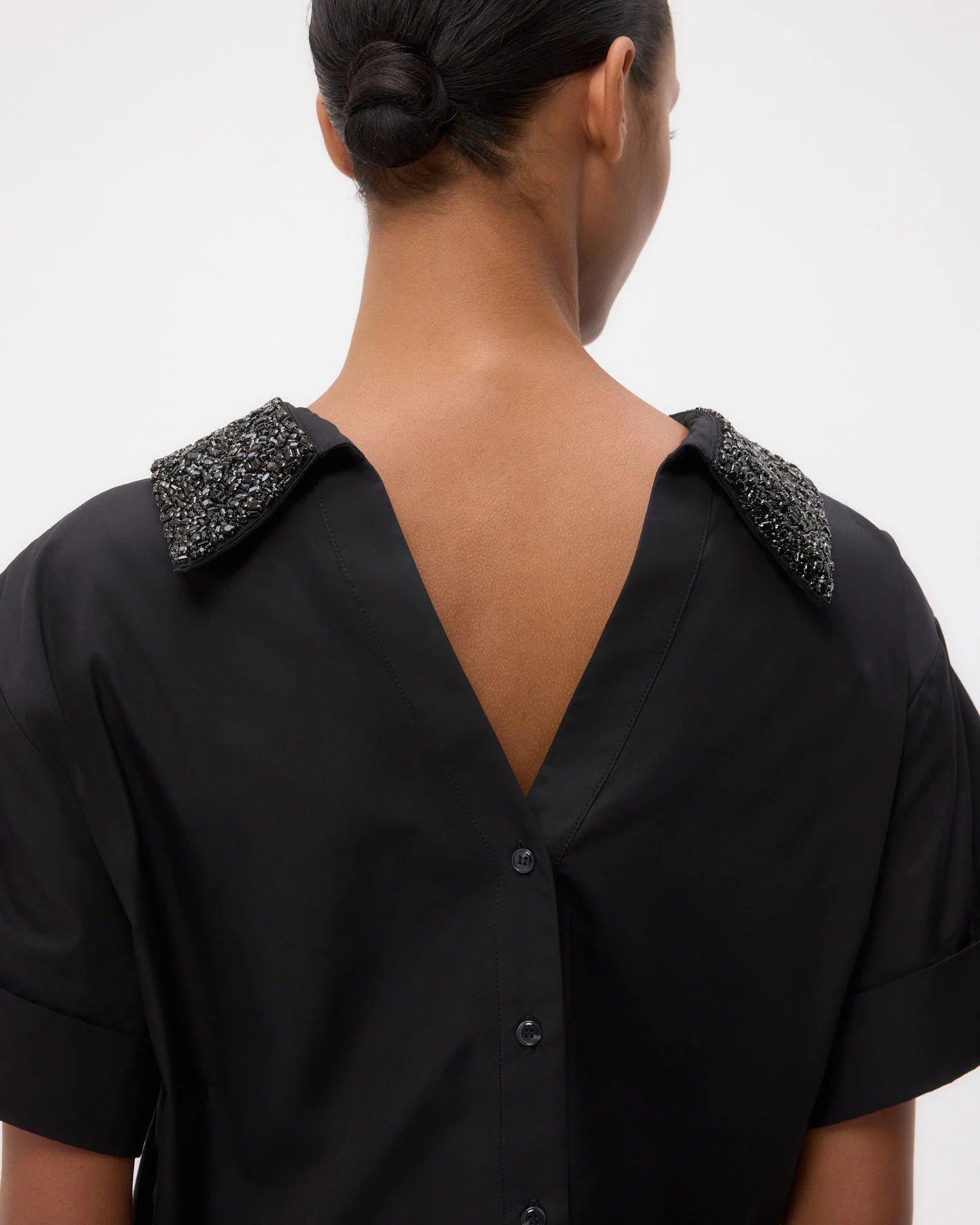 Forever and Always w/ Crystal Collar Shirt