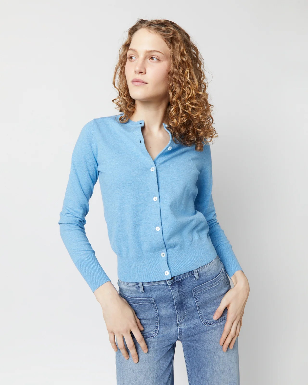 Rosie Cardigan Cameo Blue