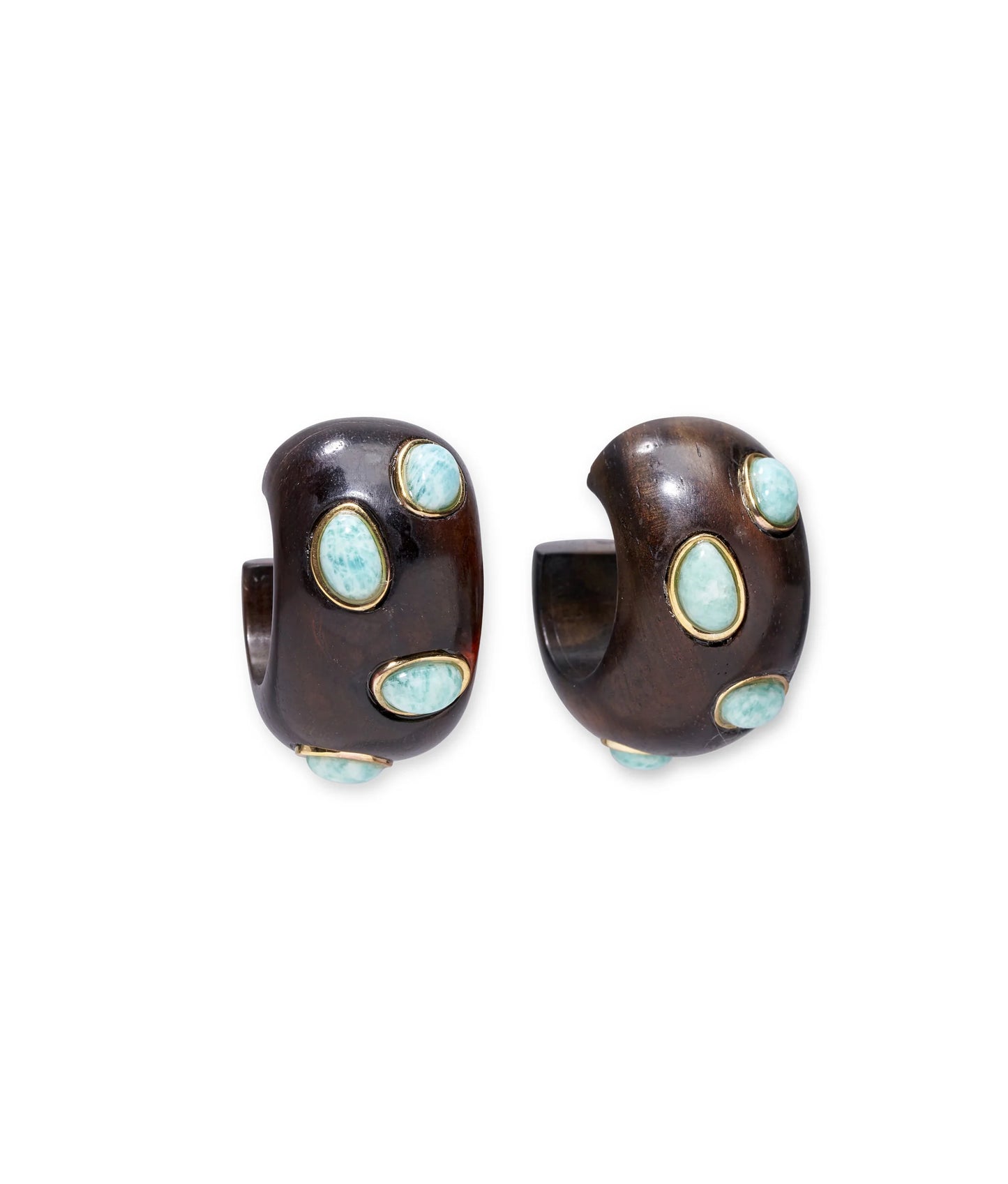 Acacia Earrings in Amazonite