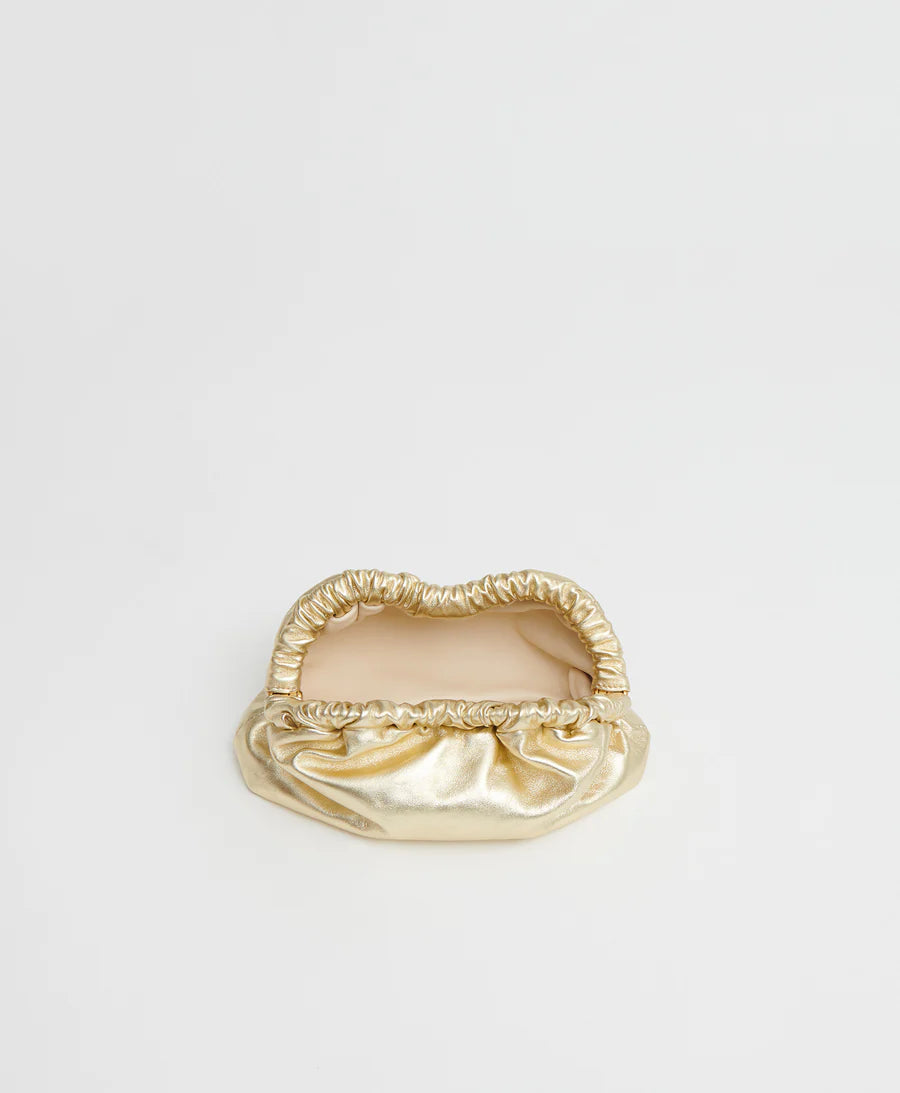 Mini cloud clutch - GOLD