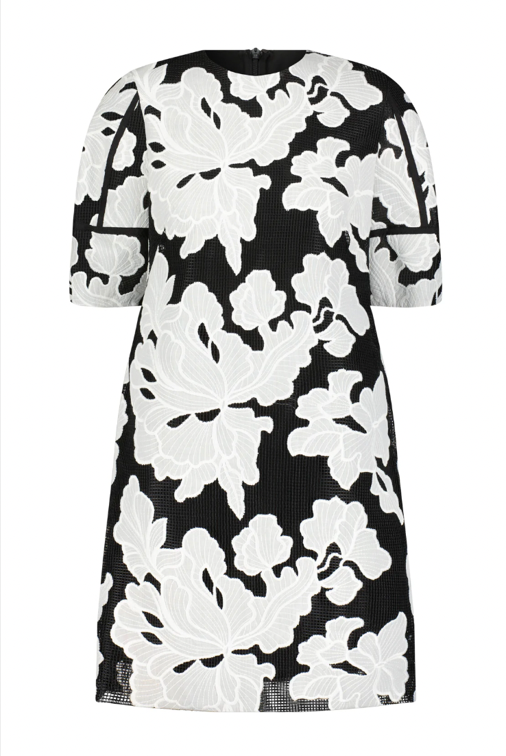 Floral Embroidered Tunic Dress