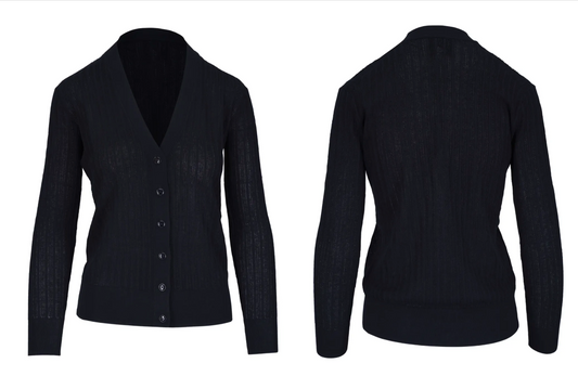 Cardigan w/Pointelle Detail