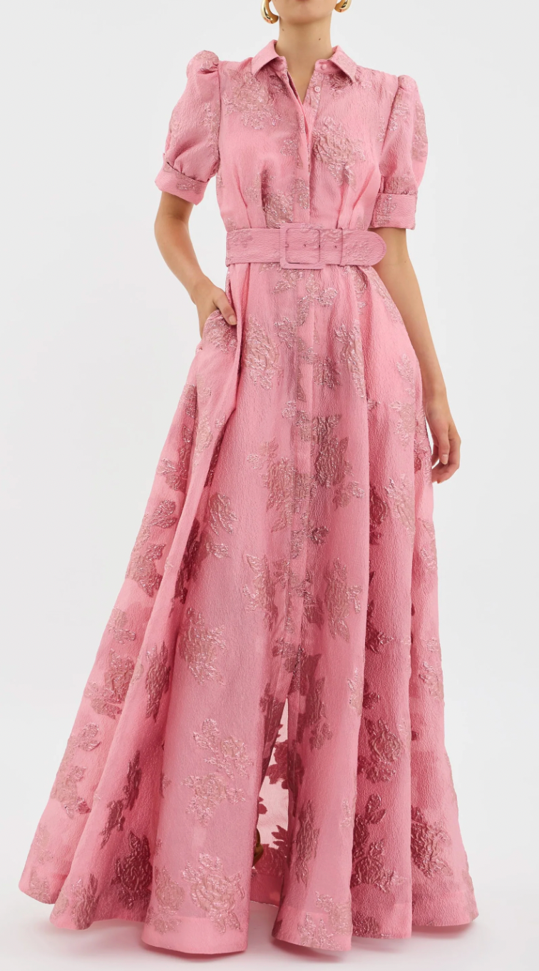 Annette Button Gown