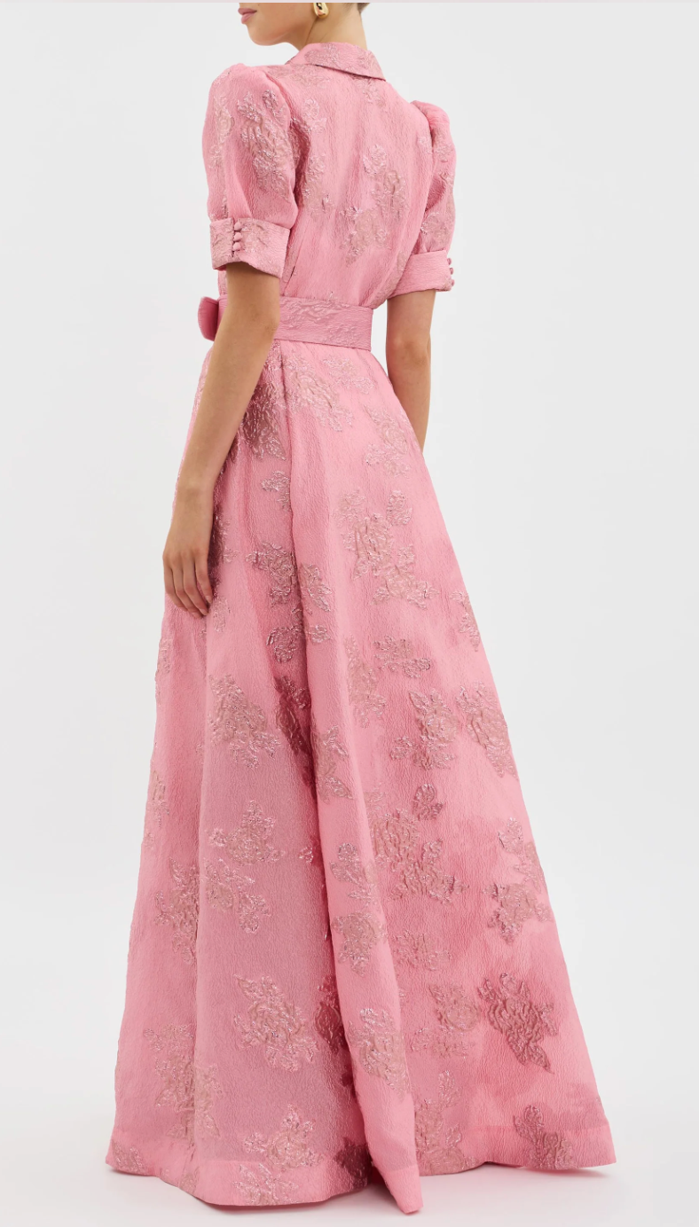 Annette Button Gown