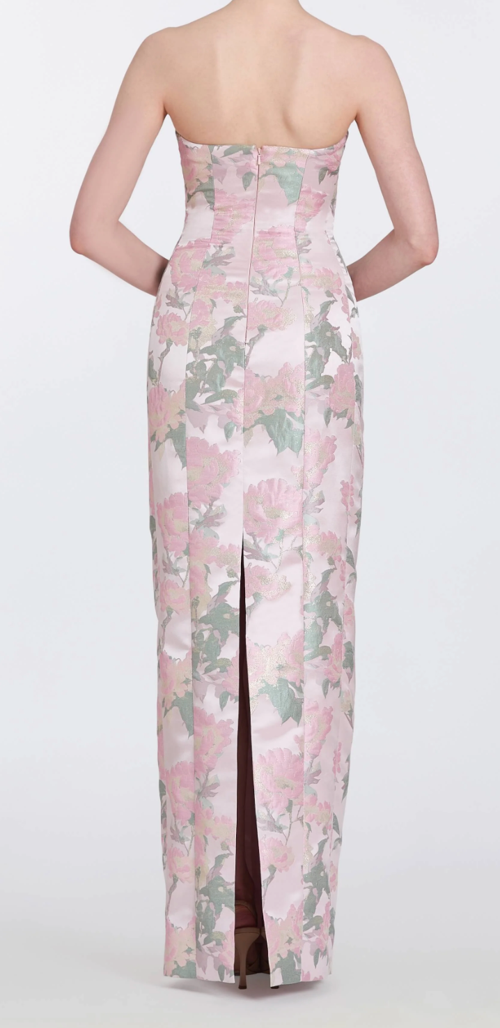 Odessa Strapless Column Gown