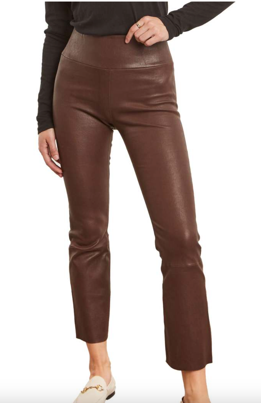 Crop Flare - Dark Chocolate - The Lake Forest Shop