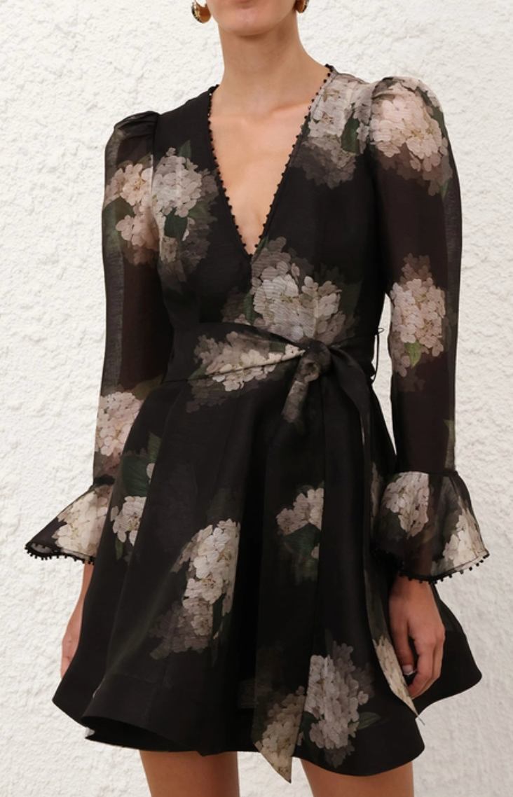Balance Long Sleeve Mini Dress