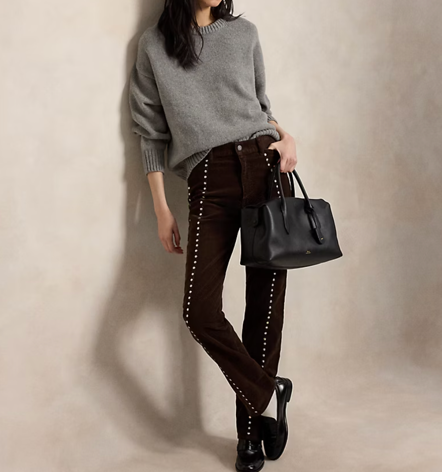 Corduroy Straight Leg Pant - The Lake Forest Shop