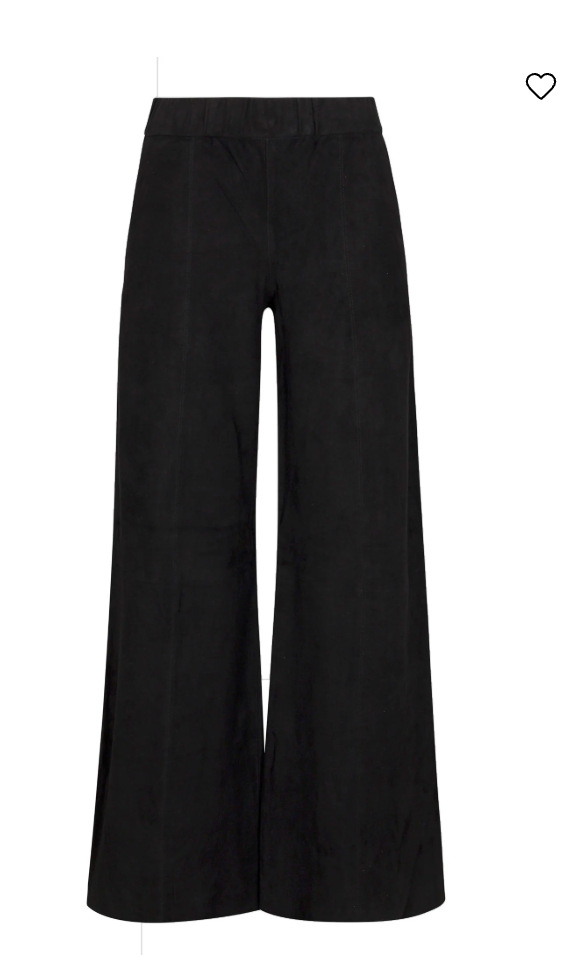 Wide Leg Pant - Suede