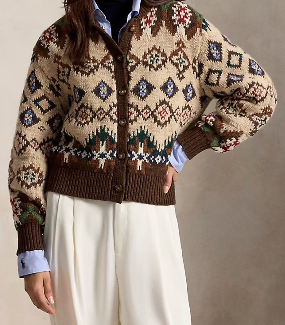 Long Sleeve Shawl Collar Cardigan
