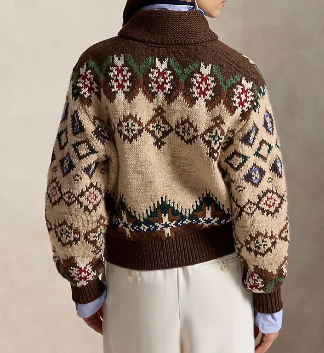Long Sleeve Shawl Collar Cardigan
