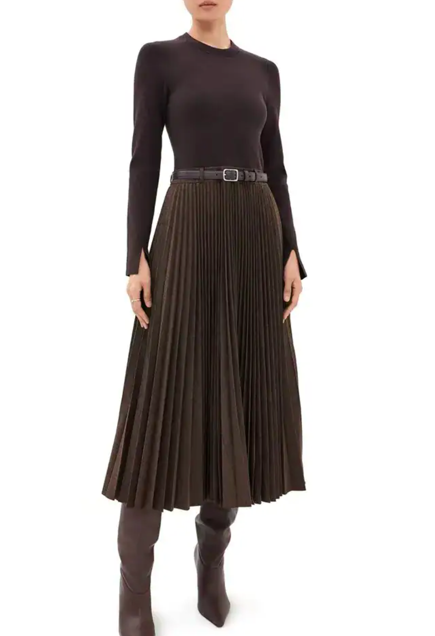 Trista L/S Midi Dress